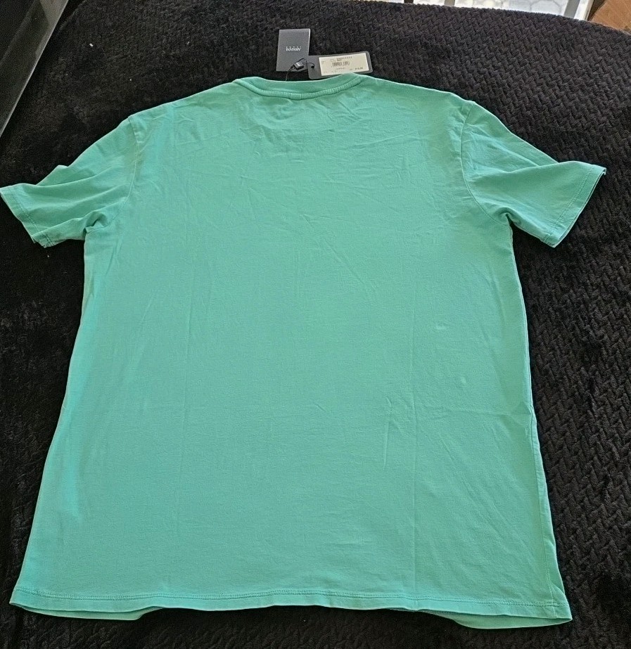 Armani Jeans 100% Pima Cotton Green T-shirt Large Brand New With Tags
