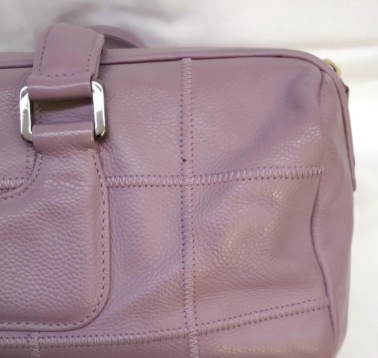 Chanel chocolate bar stitch mini boston h1_1207