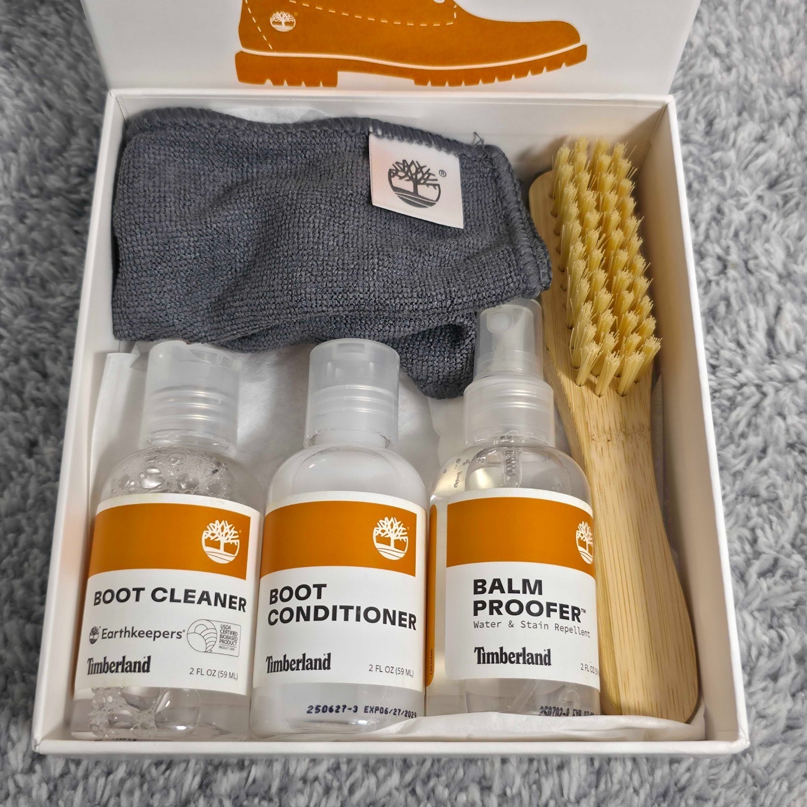 Official Timberland Boot Premium Cleaning Conditioner Waterproofing Brush Kit