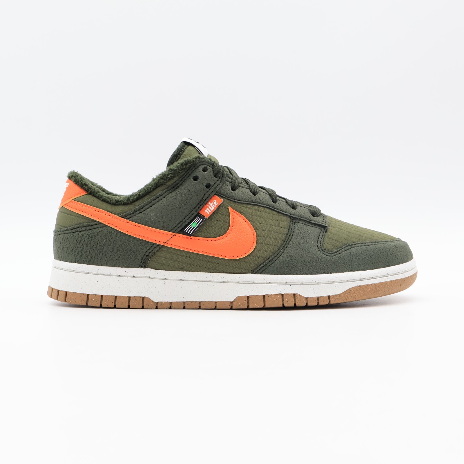 DD3358-300 Nike Dunk Low Retro Toasty Next Nature Sequoia Olive Green (Men’s)