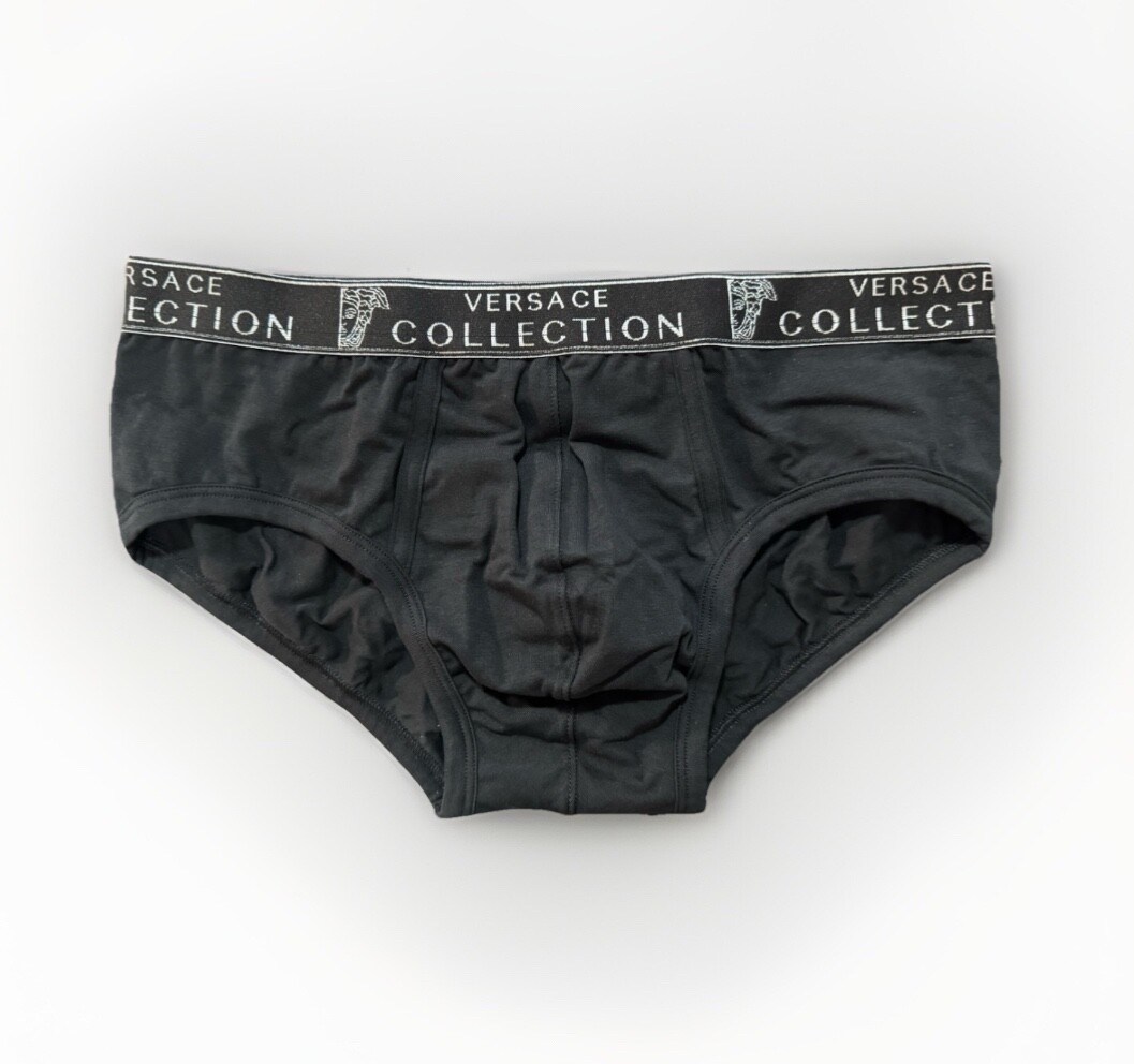 Versace Collection, Briefs, Underwear, Men’s, Black, Size M, L, XL, XXL, New!