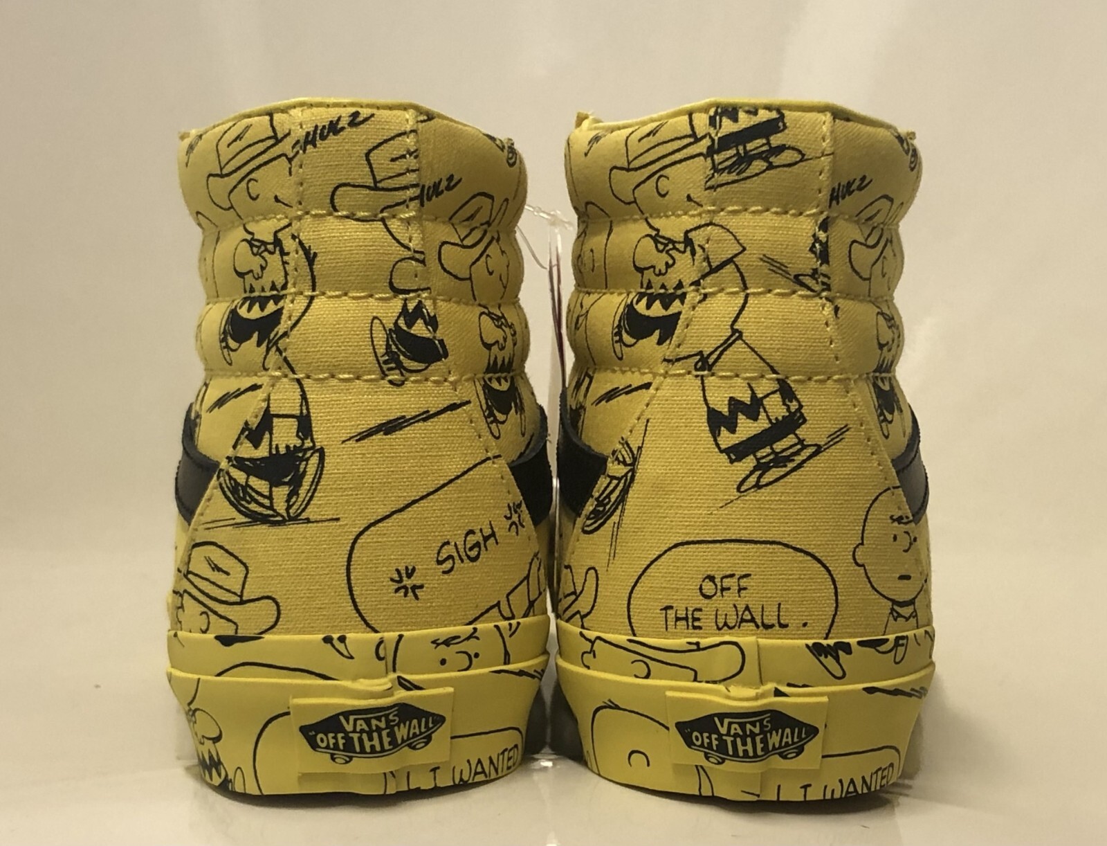 Vans X Peanuts SK8-Hi Charlie Brown Yellow/Black Mn’s 5.5 Wn’s 7 Limited Edition