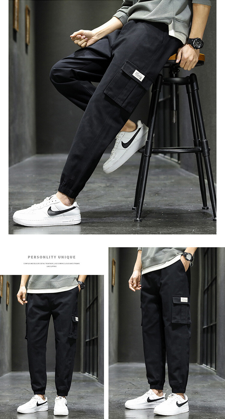 Men’s Casual Joggers Pants Cargo Combat Trousers Chino Active Sports Sweatpants