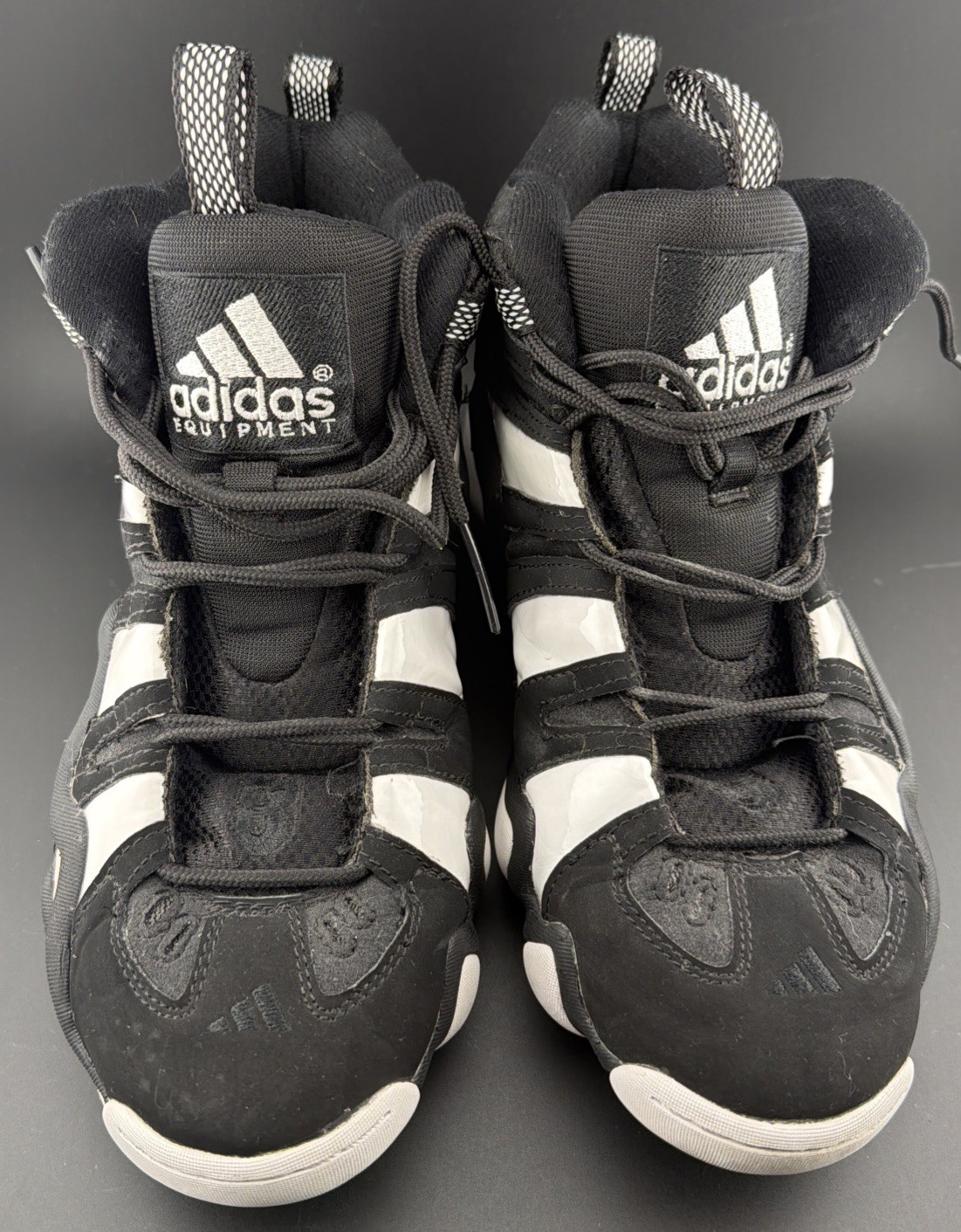 Adidas Crazy 8 Black White High Top Basketball Sneakers Men’s Size 9 G21939 VG
