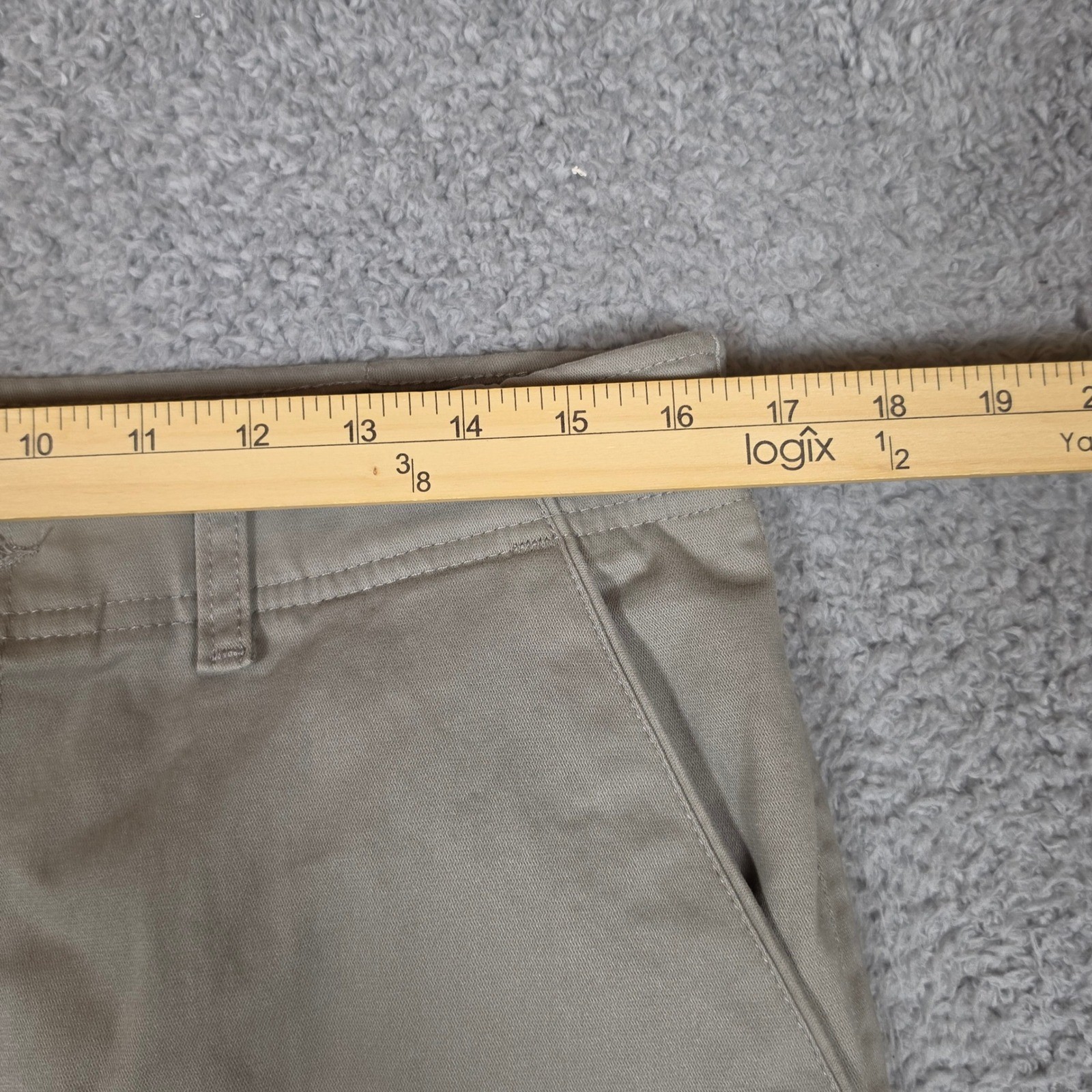 Lee Chino Pants Mens 33×30 Extreme Comfort Straight Fit Tan Stretch Office NEW