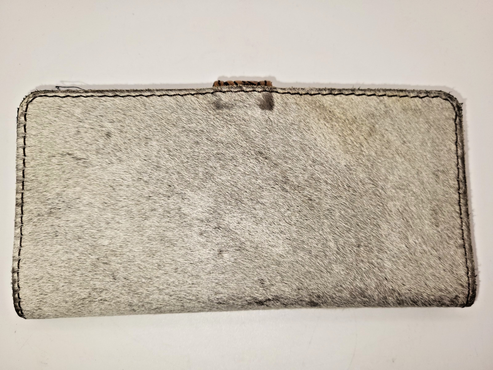 AD American Darling Hand Tooled Floral & Hair-On Cowhide Western Wallet