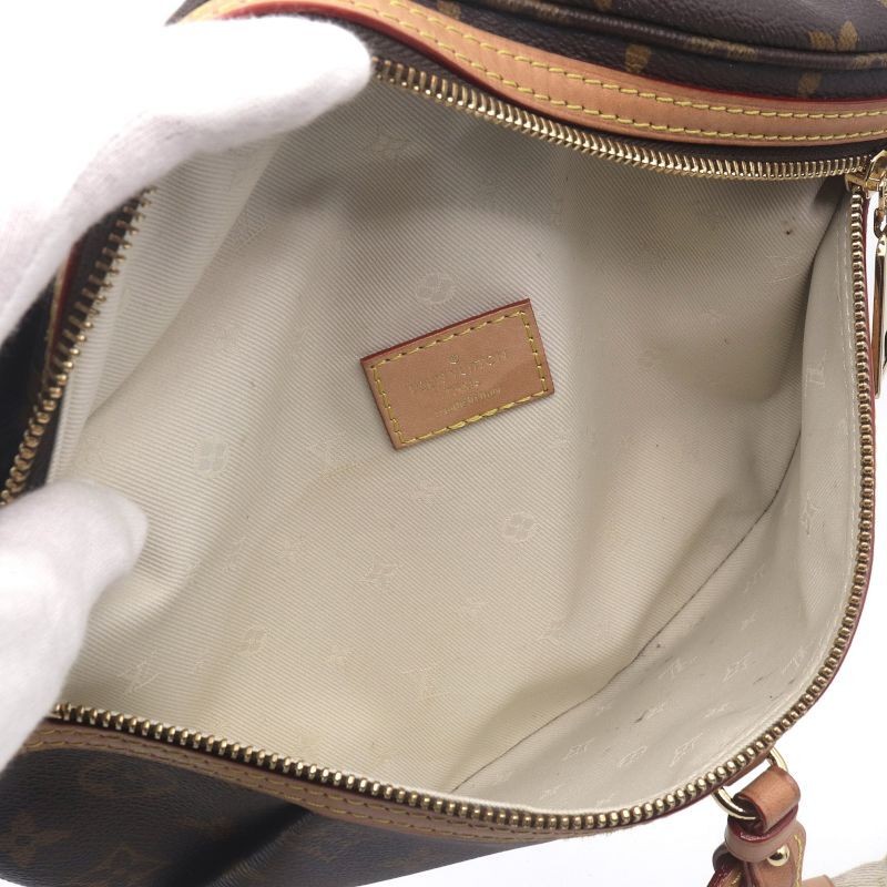 Louis Vuitton Rise M46784 Monogram Body Bag BumBag Shoulder Brown 999645