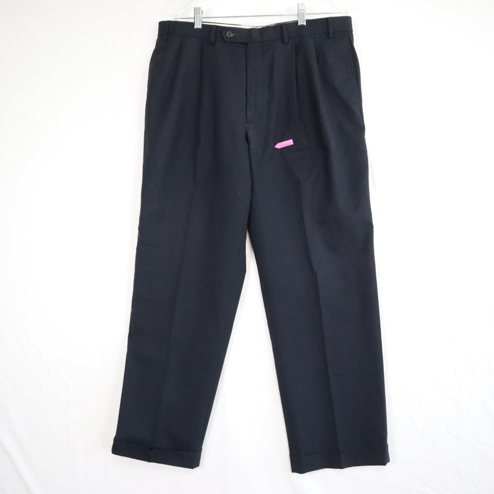 Lauren Ralph Lauren Pants Mens 36×30 Wool Total Comfort Dress Suit Pleated Blue