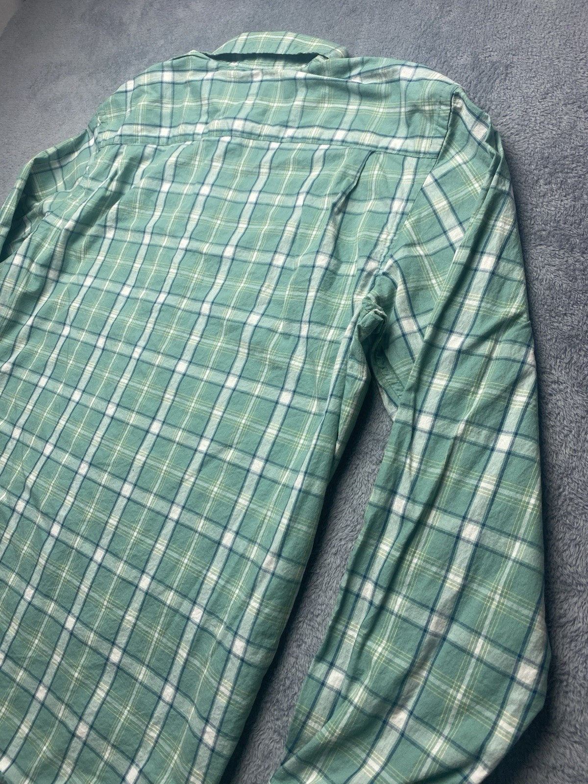 Old Navy Everyday Shirt Built-In Flex Plaid Button Down Shirt Mens Regular Sz L