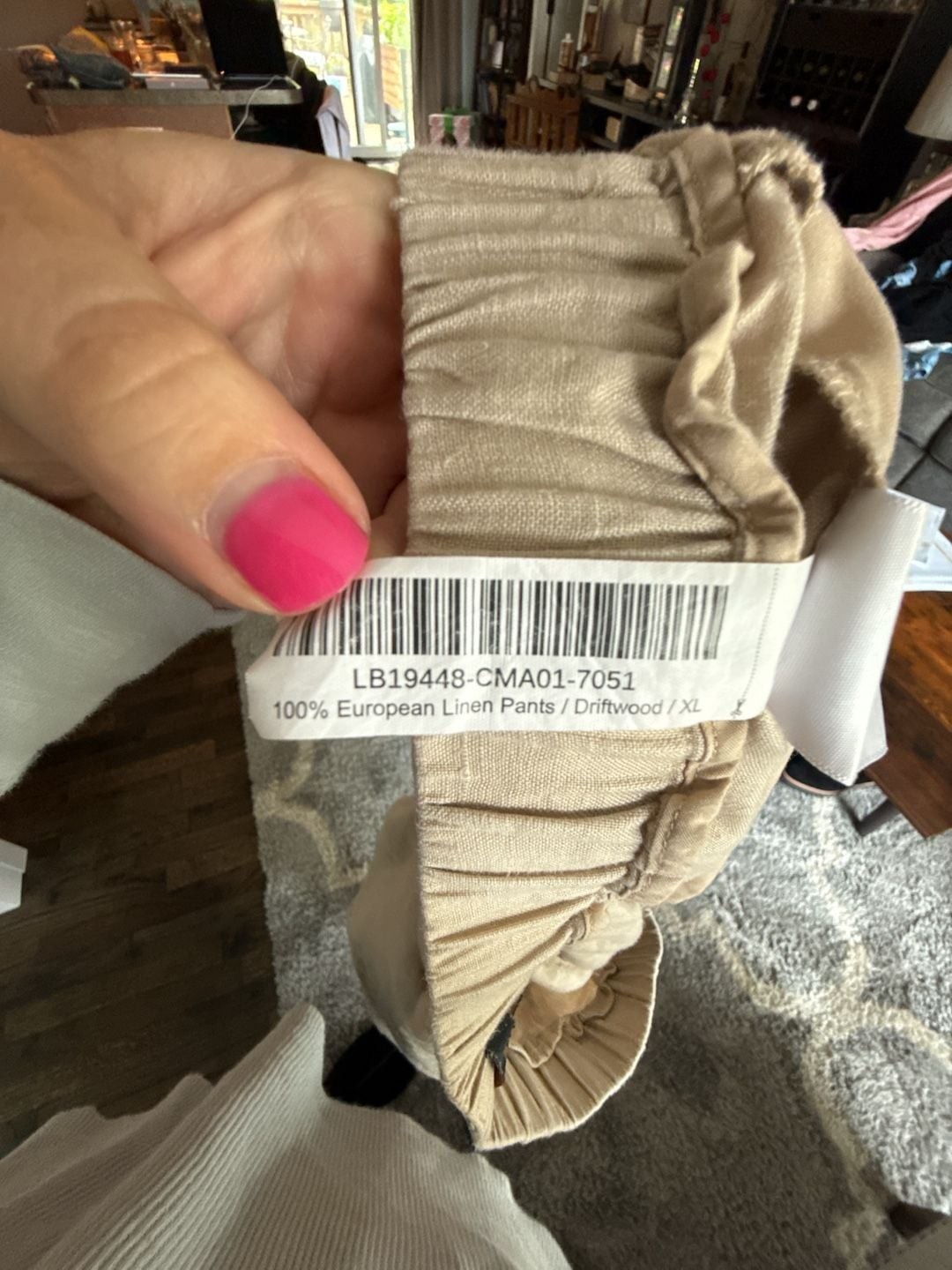 Quince 100% European Linen Pants in Driftwood