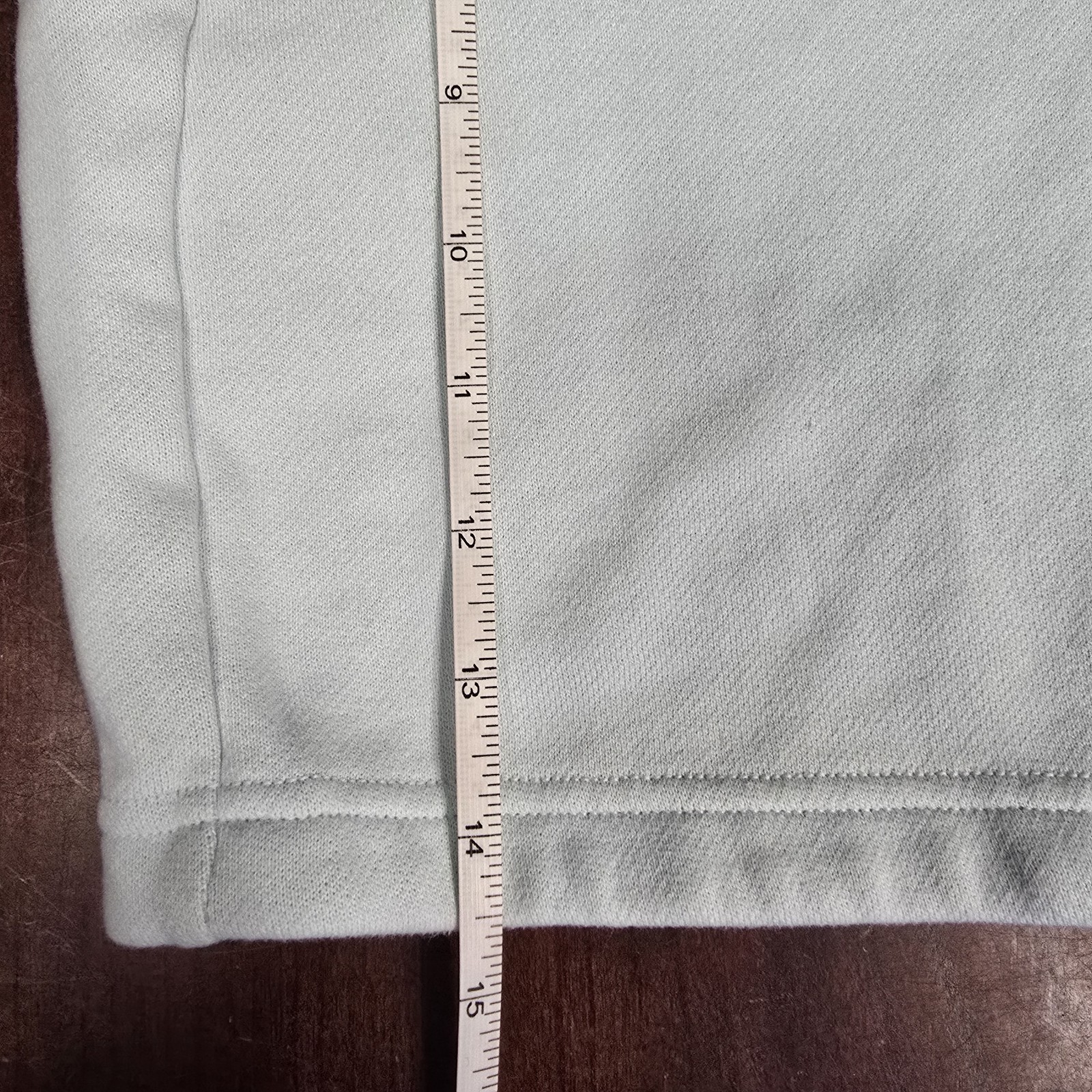 Lululemon Collegiate Logo Fleece Shorts XXS Icy Blue Preppy Athleisure