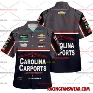 Justin Allgaier Nascar Racing 2026 Uniform Apparel Clothes Hawaiian Polo Shirts