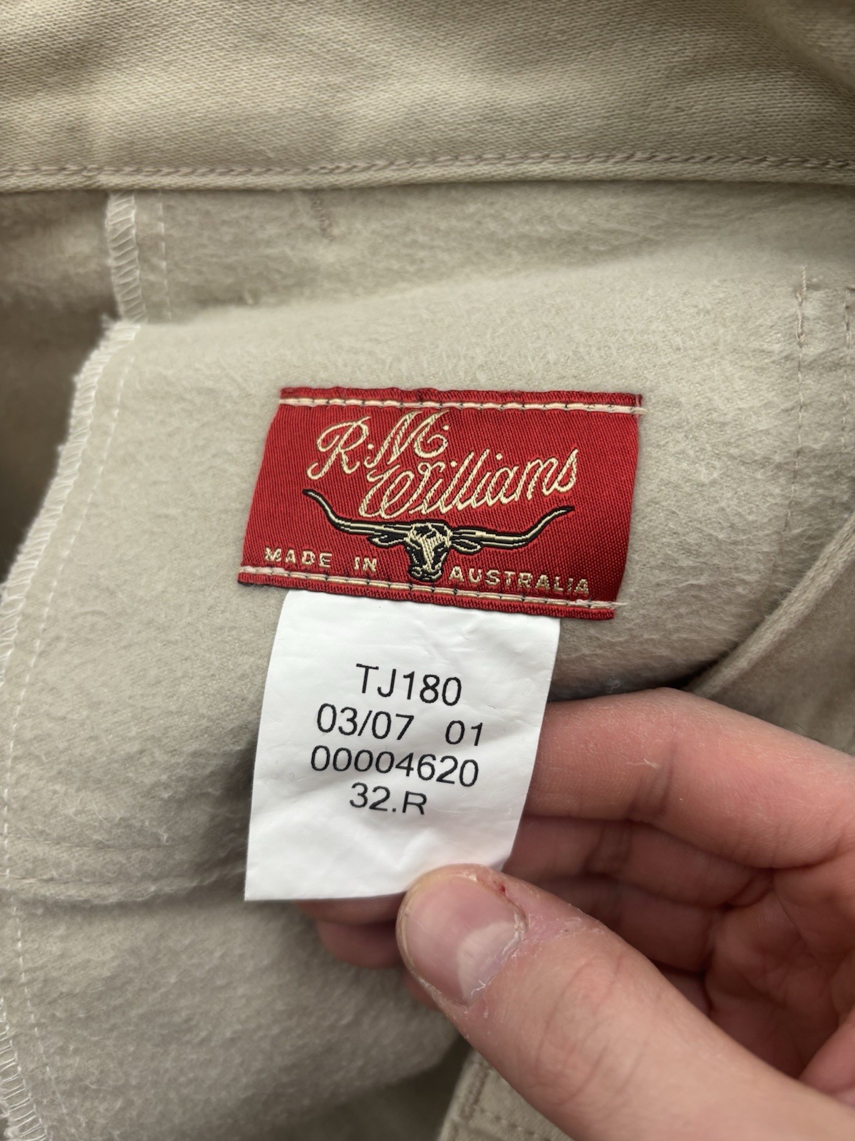 R.M. Williams Cleanskin Jeans Made In Australia 32