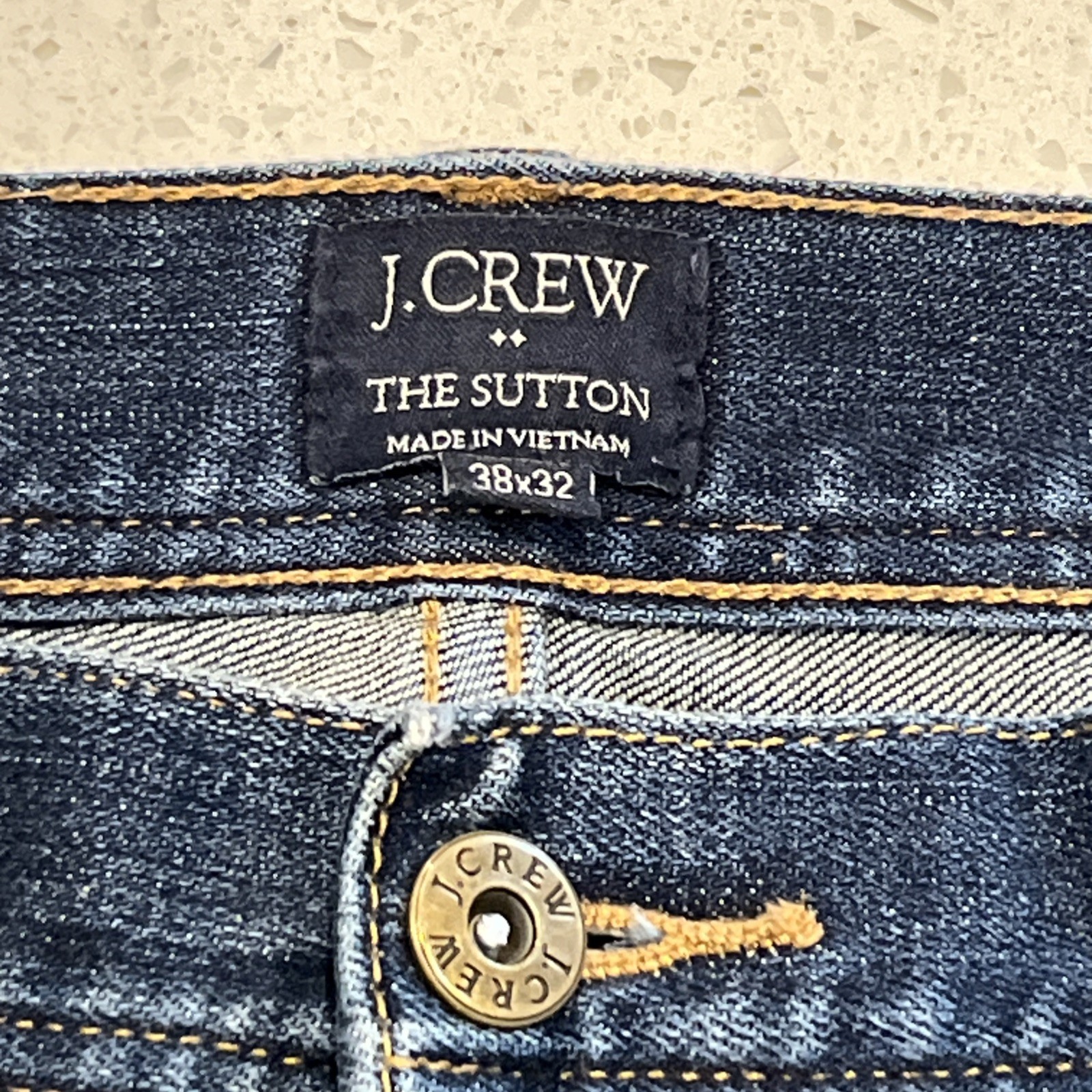 J Crew The Sutton Denim Jeans Men’s 38×32 Modern Casual Work Outdoor