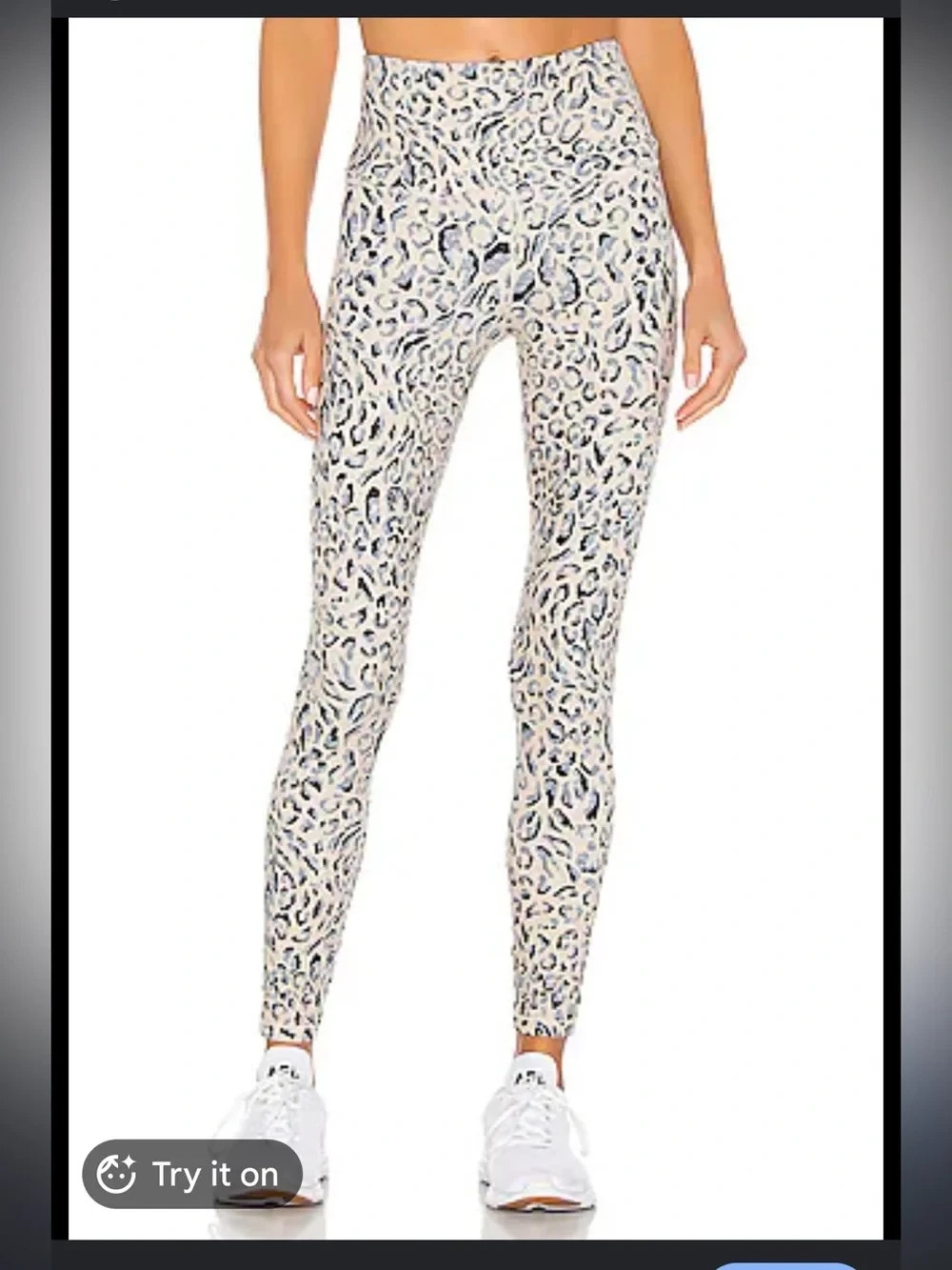 Varley Women’s Century Leggings Cashmere Cheetah Print Size XS