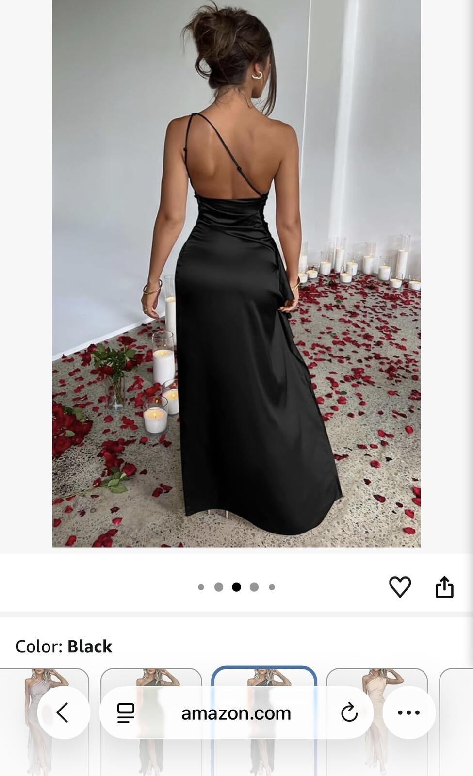 Viral OYS One Shoulder Formal Dress
