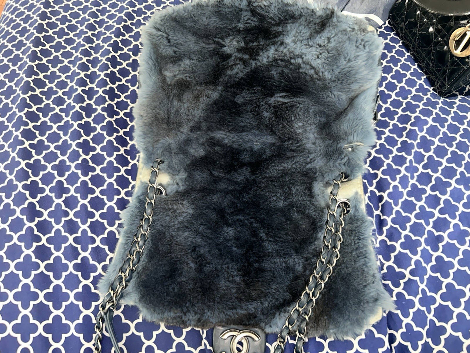 Chanel Limited Edition Rabbit Fur Flap Bag