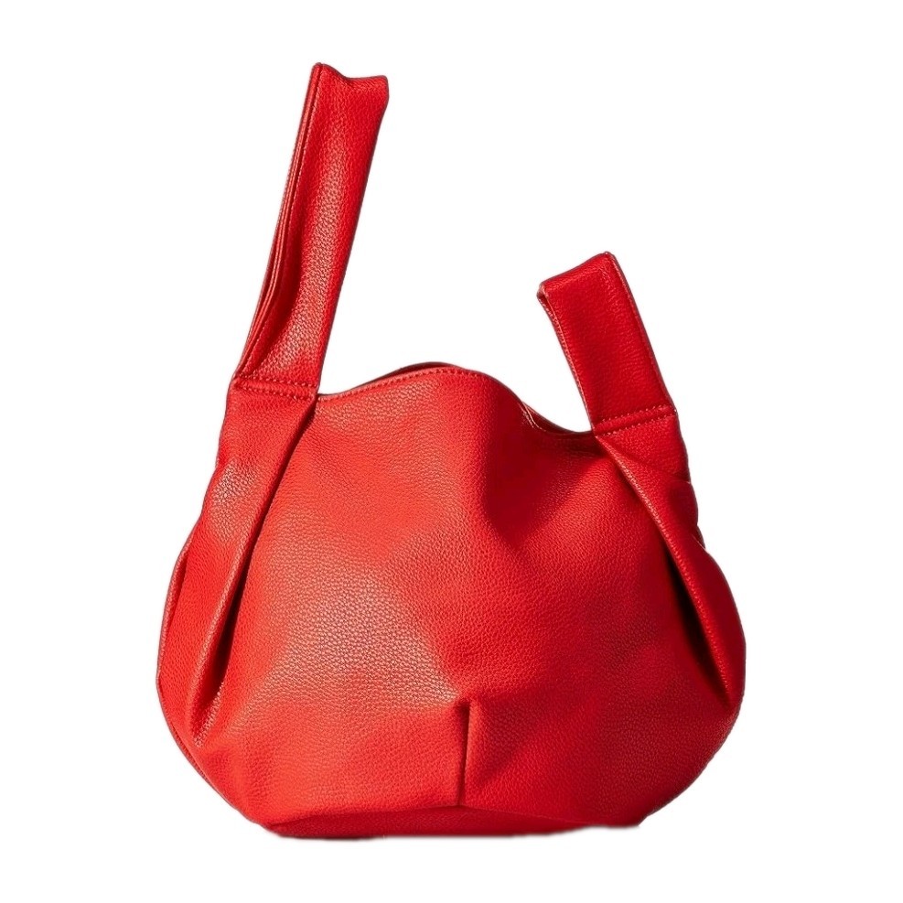 The Drop Women’s Avalon Small Tote Bag Red 100% Polyurethane Small Wrist Purse
