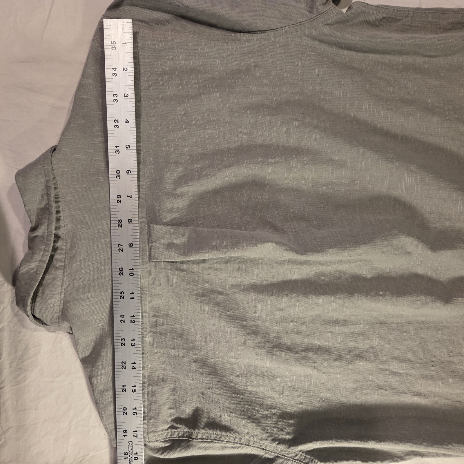 J.Crew Short Sleeve Button-Up Shirt 100% Cotton, Men’s Size L, Sage Green Gray