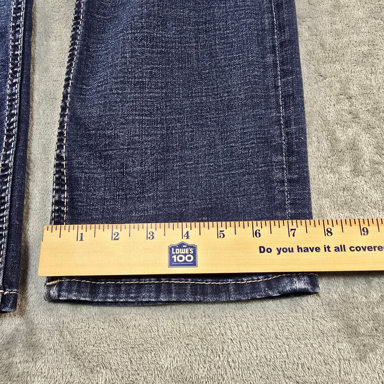 BKE Buckle Jake Straight Leg Jeans Mens 36 Dark Wash Stretch Denim Western Blue