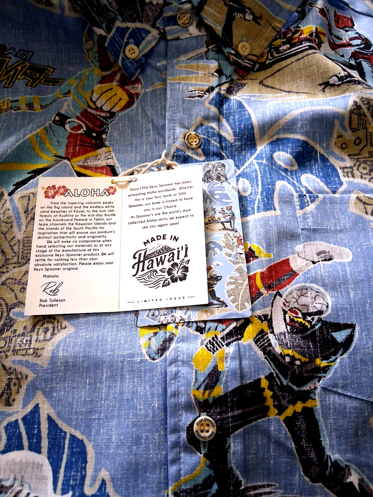 Reyn Spooner Men’s ” GO GO KIKAIDA” NWT CLASSIC FIT Surf Button Front Sizes
