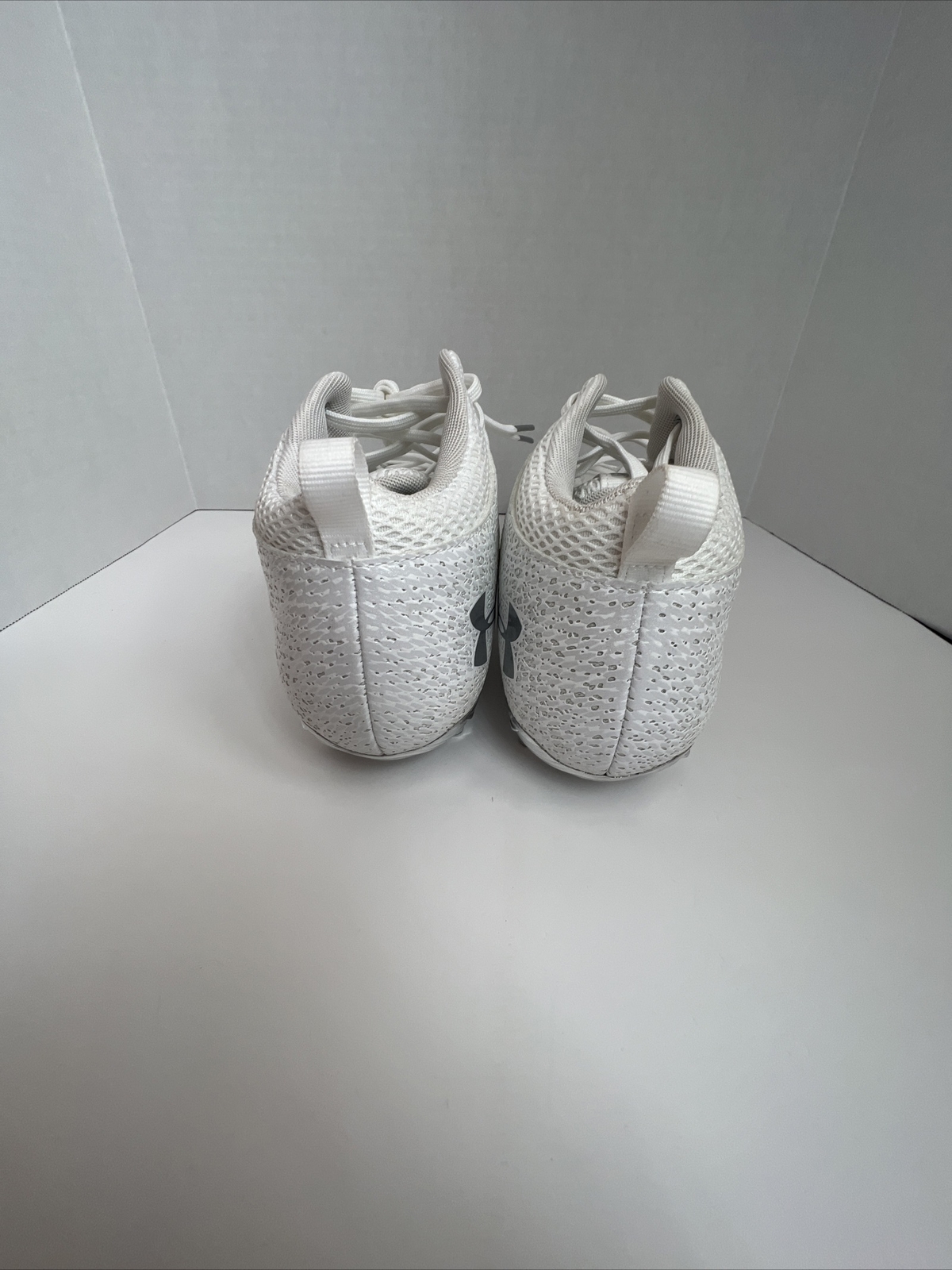 Under Armour Spotlight Mid 4D Football Cleats White 3023963-100 Men’s Size 12.5