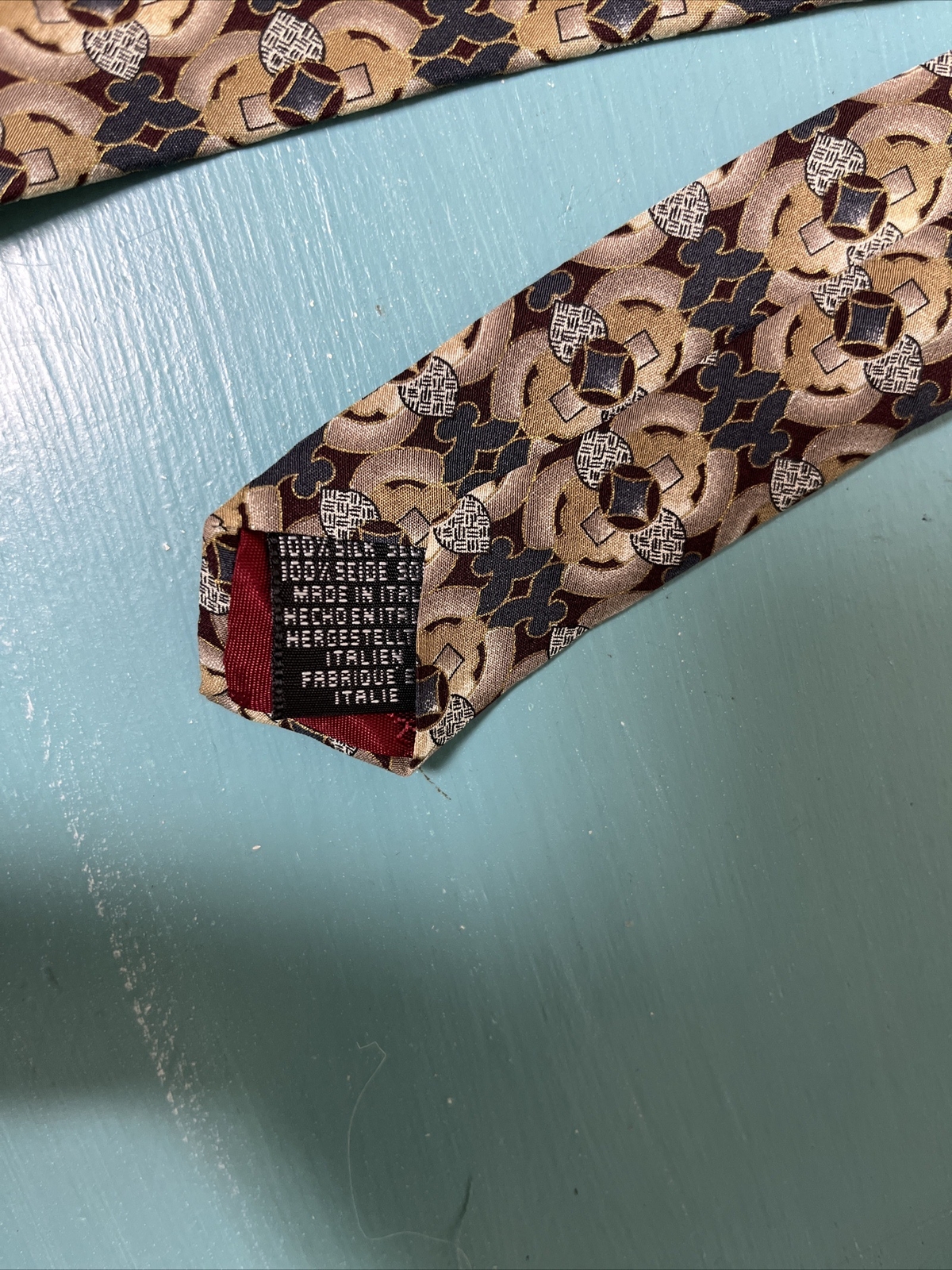 Charleston Tie Rack Men’s Tie Made In Italy 100% Silk Classic 57-60” Tie