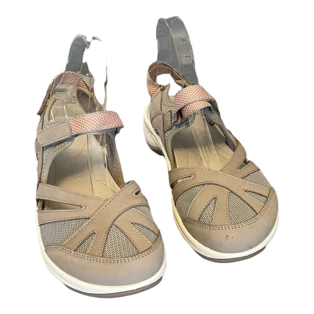 NEW Easy Spirit Splash Water Resistant Comfort Sandal Taupe