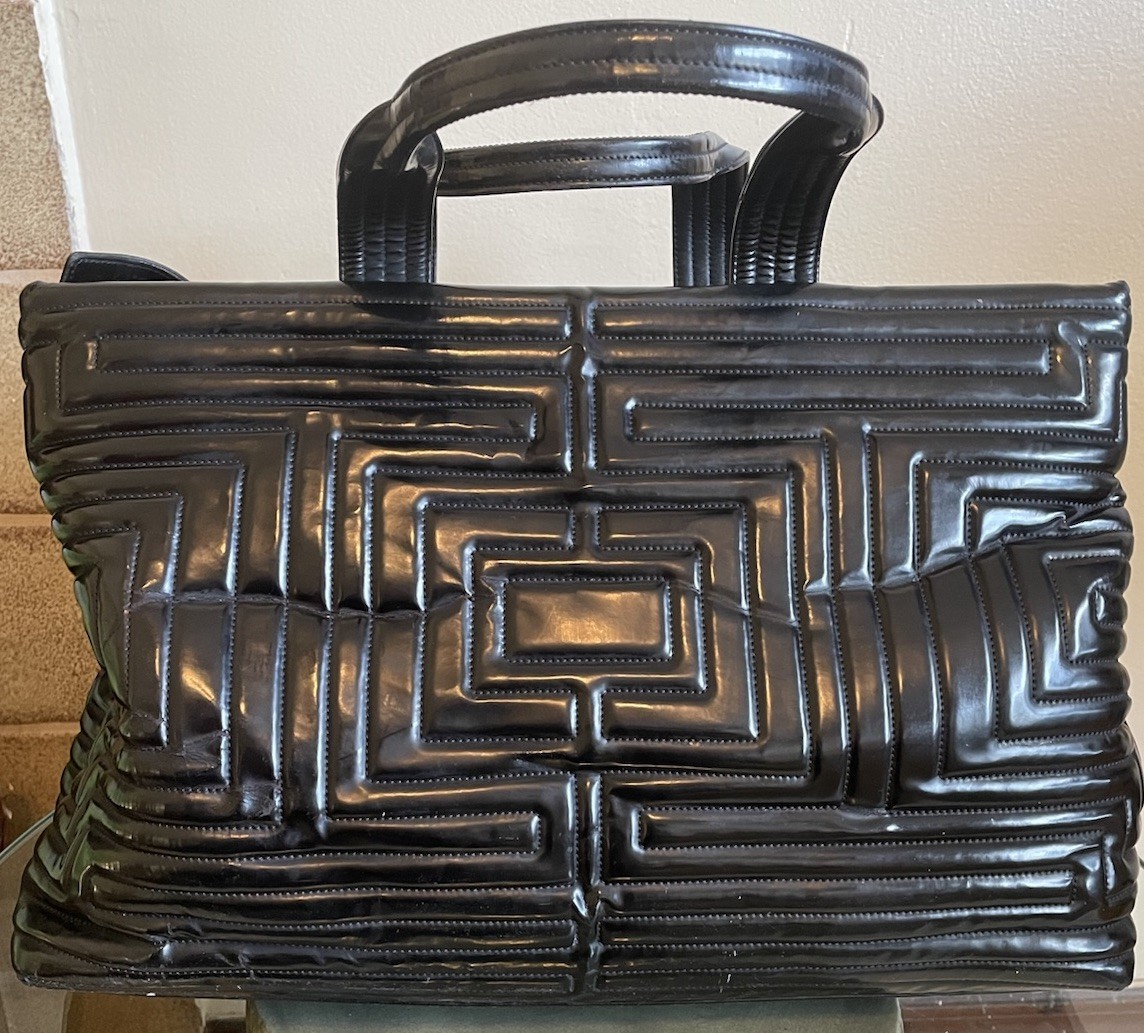 Chanel Grand Coco Ming Paris-Shanghai Shopping Tote 2010 Rare 18X11.5” Black