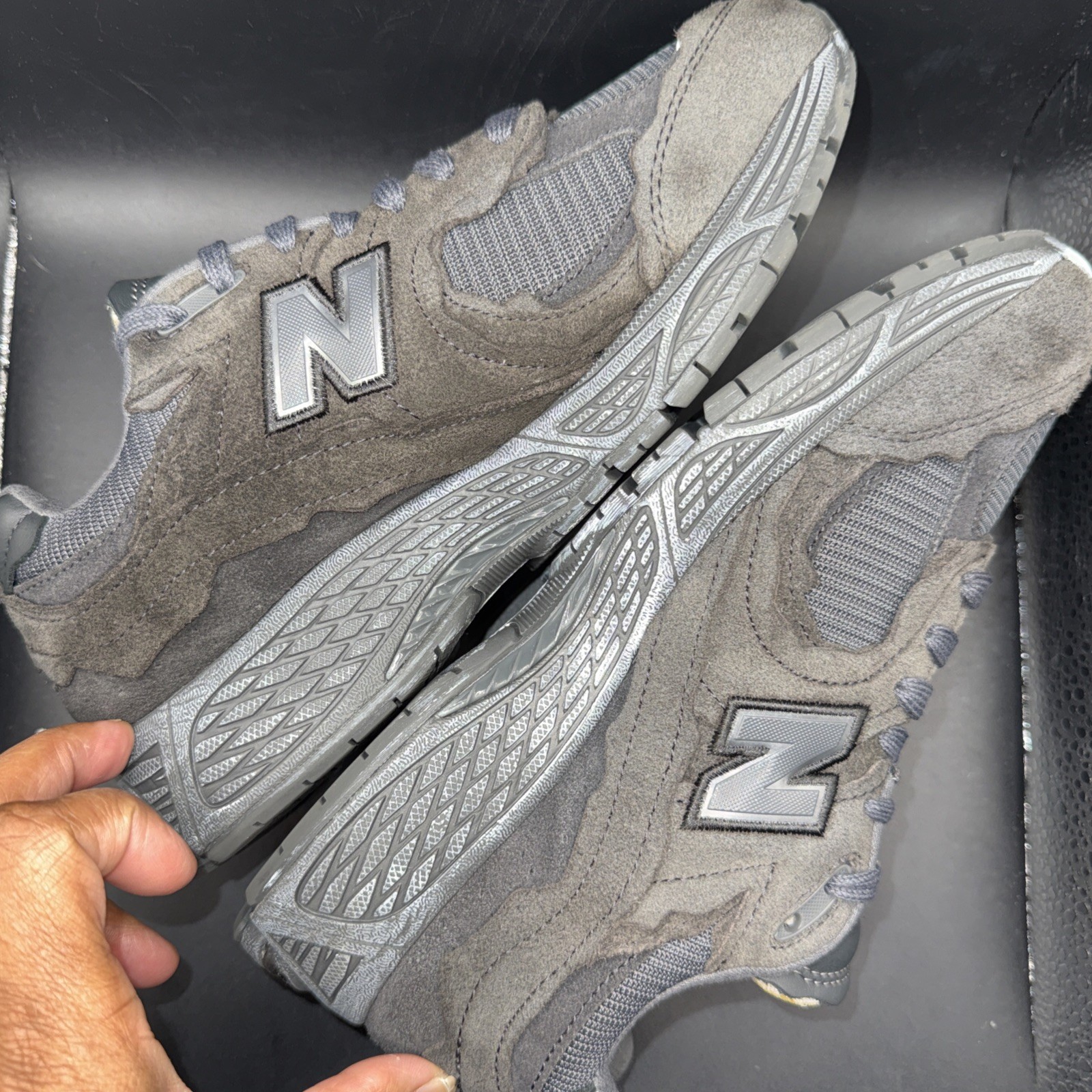 Size 5 – New Balance 2002R Protection Pack-Phantom, M2002RDB, Very Clean, No Box