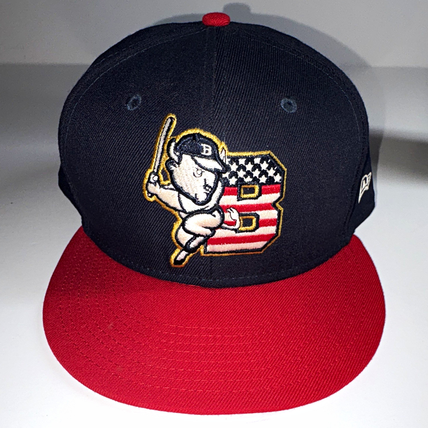 Buffalo Bisons New Era 59FIFTY Itn’l League Fitted Baseball Cap Navy/Red 7 3/4