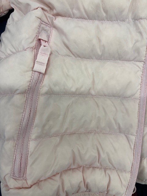 Eddie Bauer Girls Reversible Jacket Full Zip Hooded (Pink Floral, xs 5/6)USED