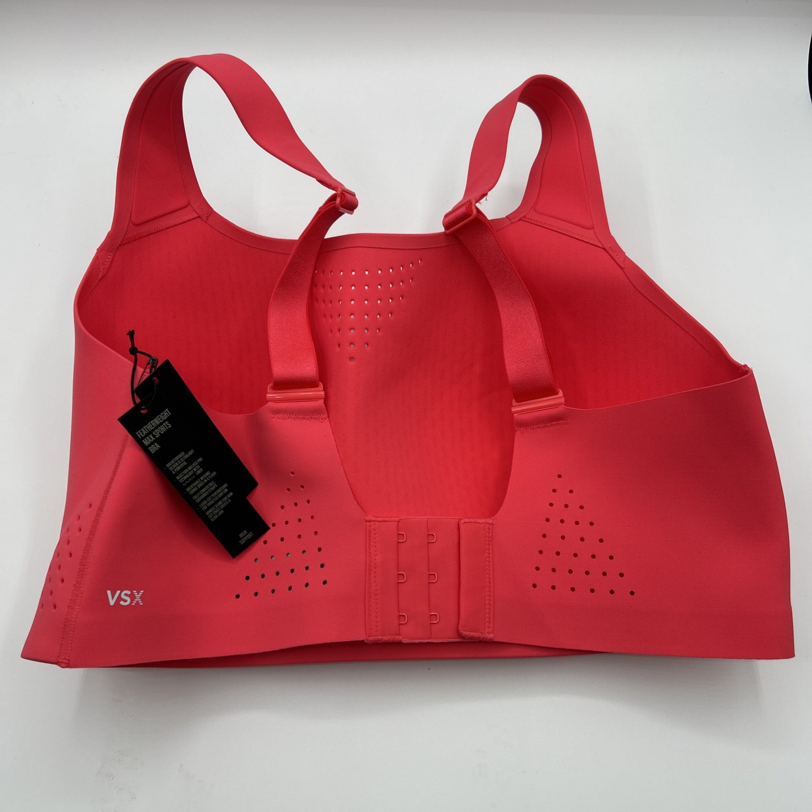 Victoria’s Secret Featherweight Max Sports Bra VSX Coral Red Pick a Size NWT