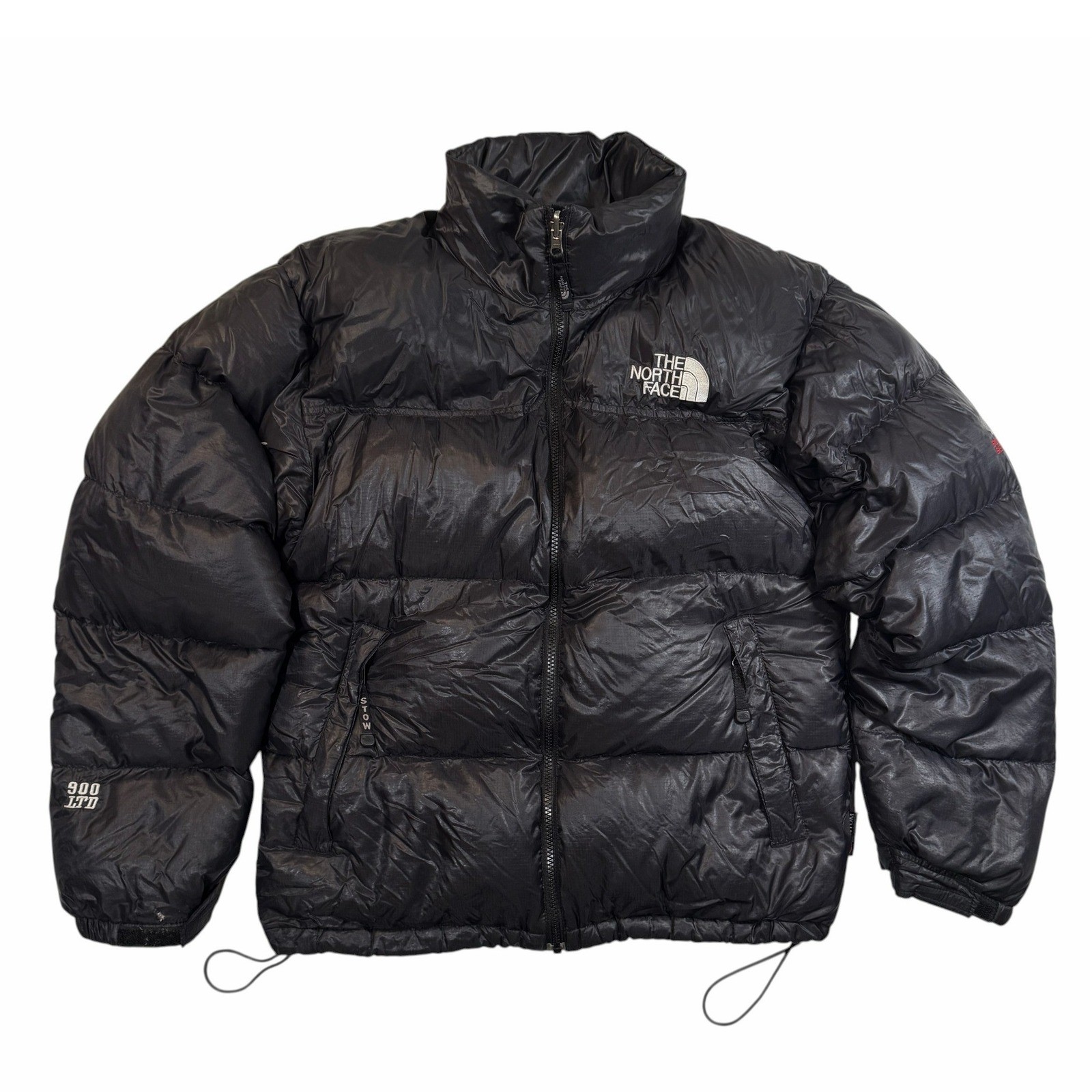 The North Face 900 LTD Down Nuptse Puffer Jacket Black Mens Medium Fall 2004 VTG