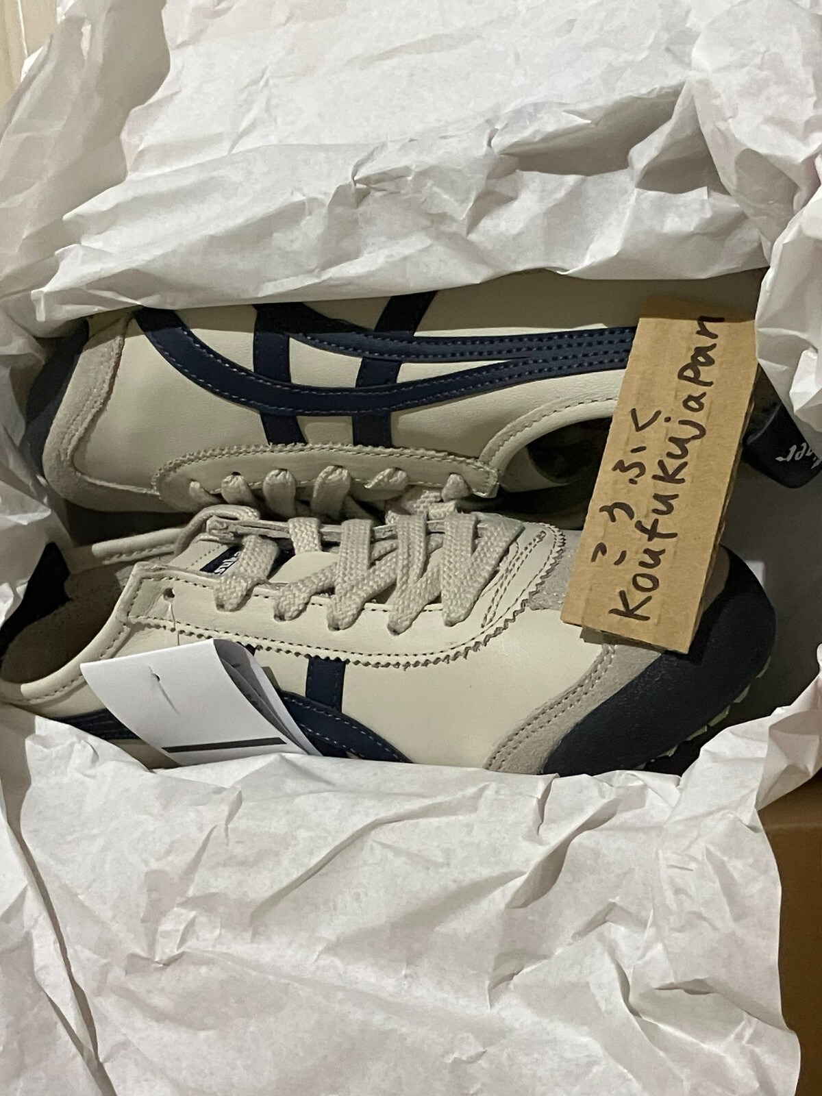 Onitsuka Tiger MEXICO 66 BIRCH/PEACOAT 1183C102 200 US 4-14 Sneakers Unisex