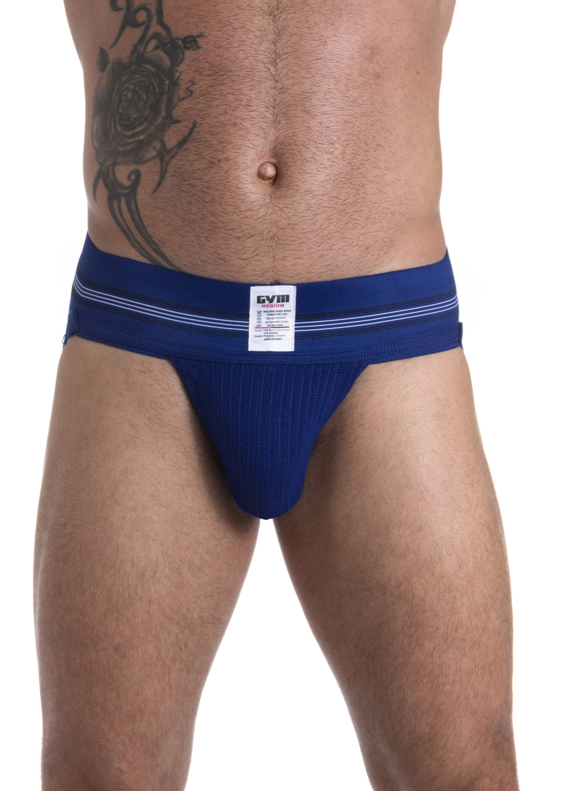 GYM Old School 2.0 Jockstrap with 3″ Waistband (1-Pack)