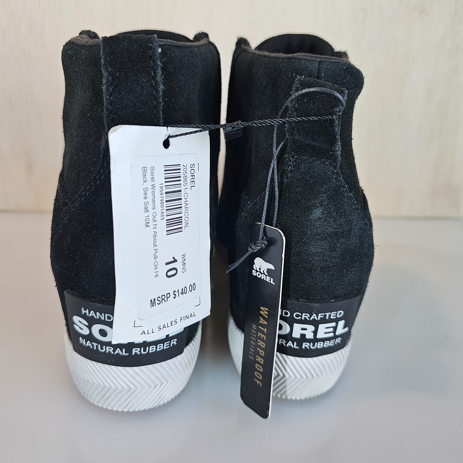 SOREL Out N About Wedge Boots Shoes for Women 10 M BLACK New