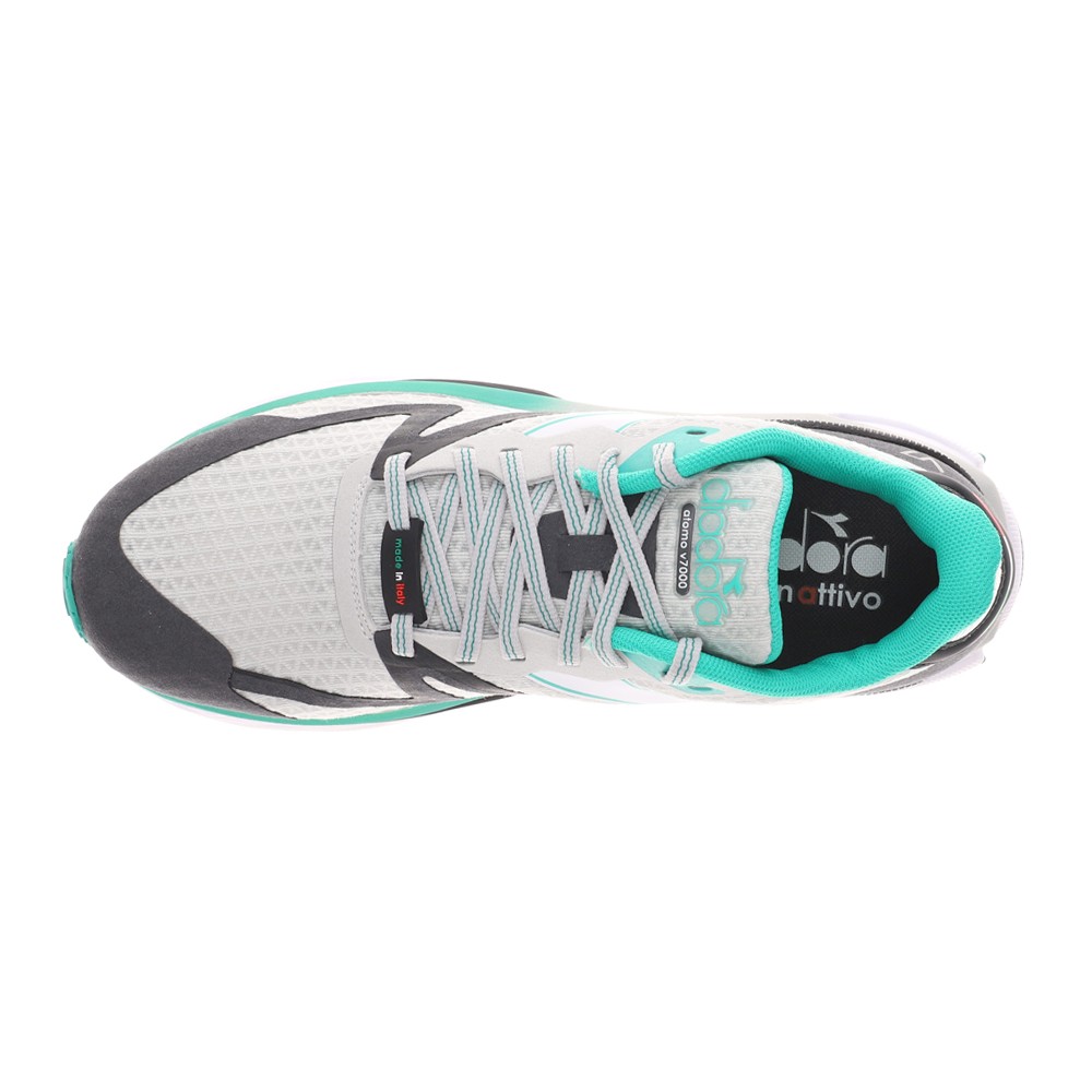diadora Atomo V7000 Running Mens Green, White Sneakers Athletic Shoes 179073-D0