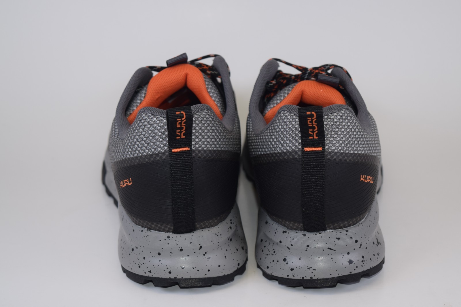 KURU Mens Atom Trail 10330275 Lead Gray Orange Spice Hiking Trail Shoes Size 7.5
