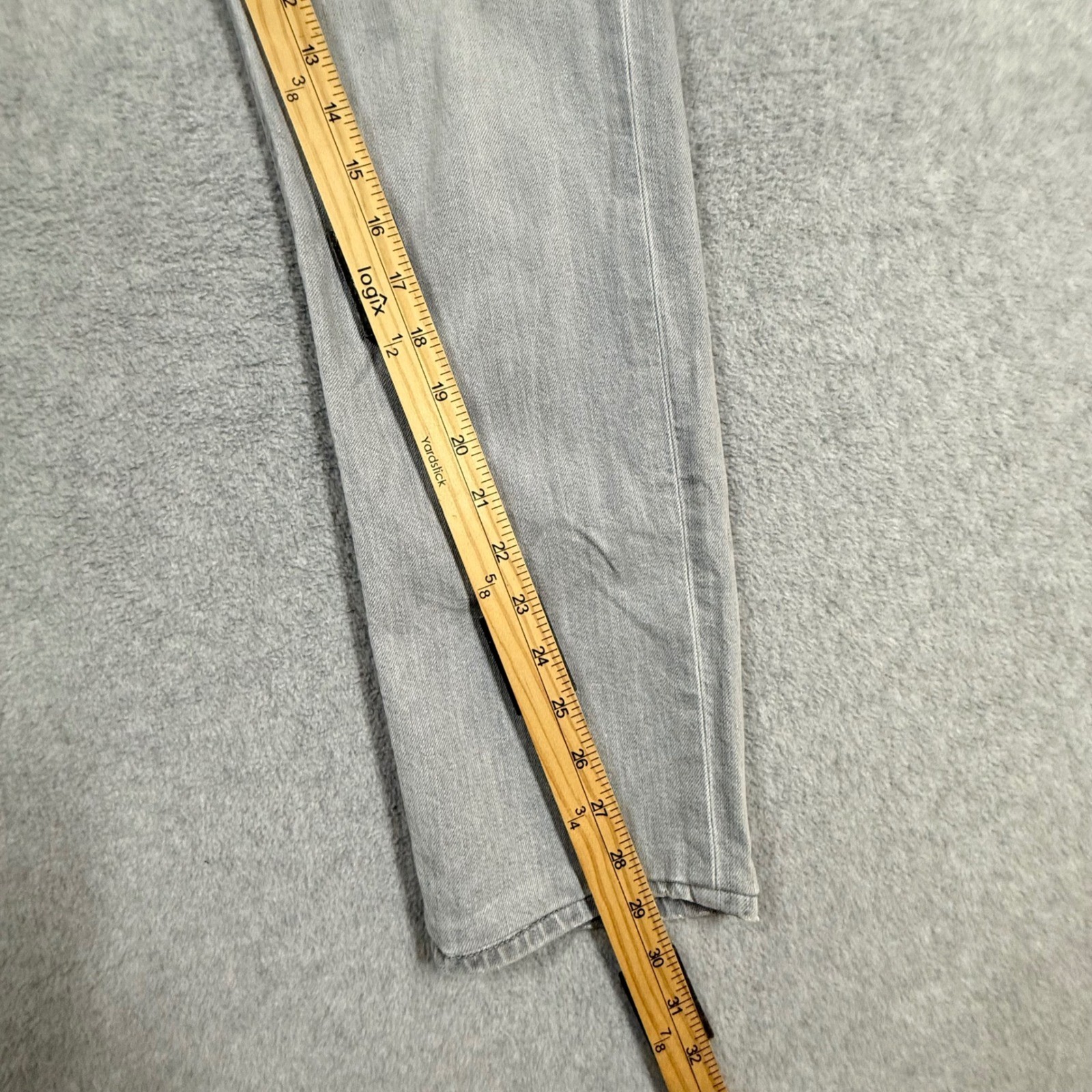 Diesel Thommer-SP Slim Skinny Light Gray Mens Jeans 34×29 Stretch Denim