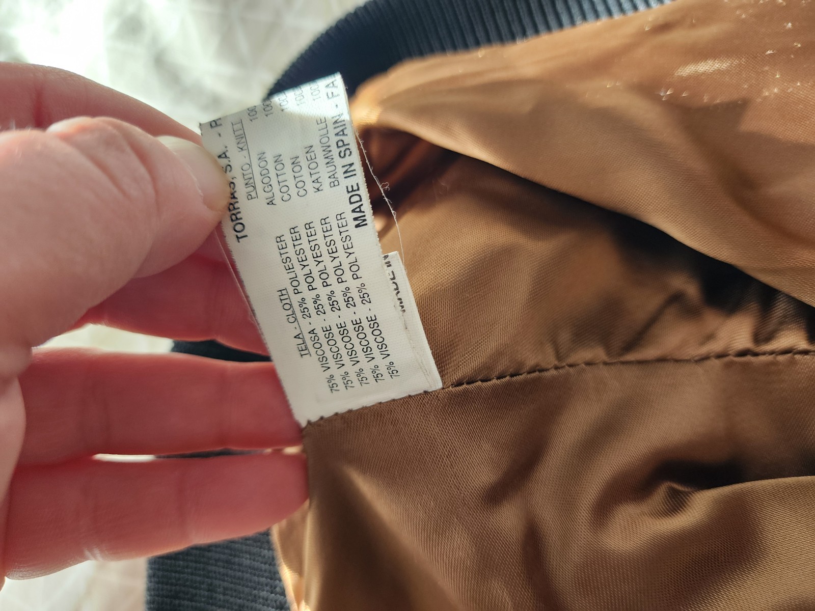 TORRAS VTG 80’s Suede Leather Bomber Style Cardigan Jacket Made in Spain Size40