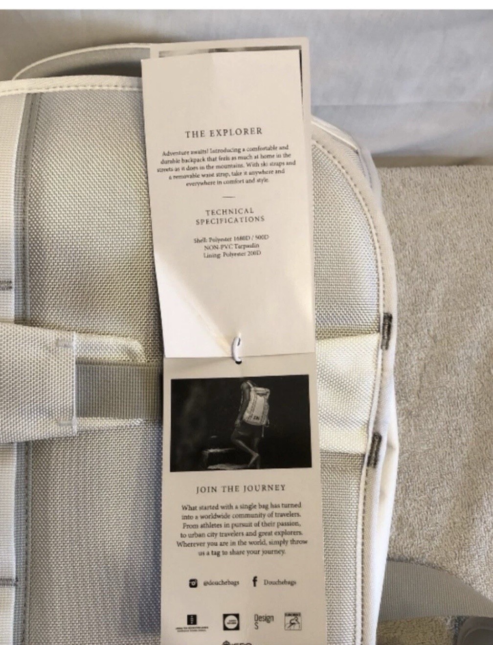 DoucheBag Explore 20L Backpack Great For All Occasions Rembold Straps ￼