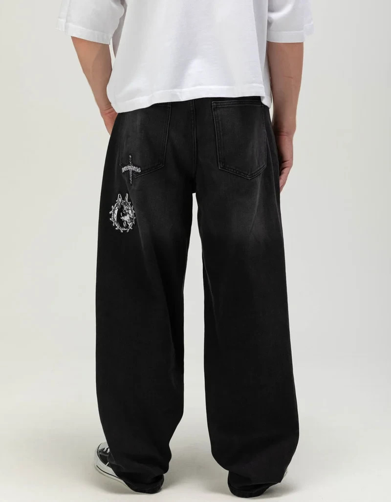 RSQ Men’s Patches Baggy Jeans -Tillys