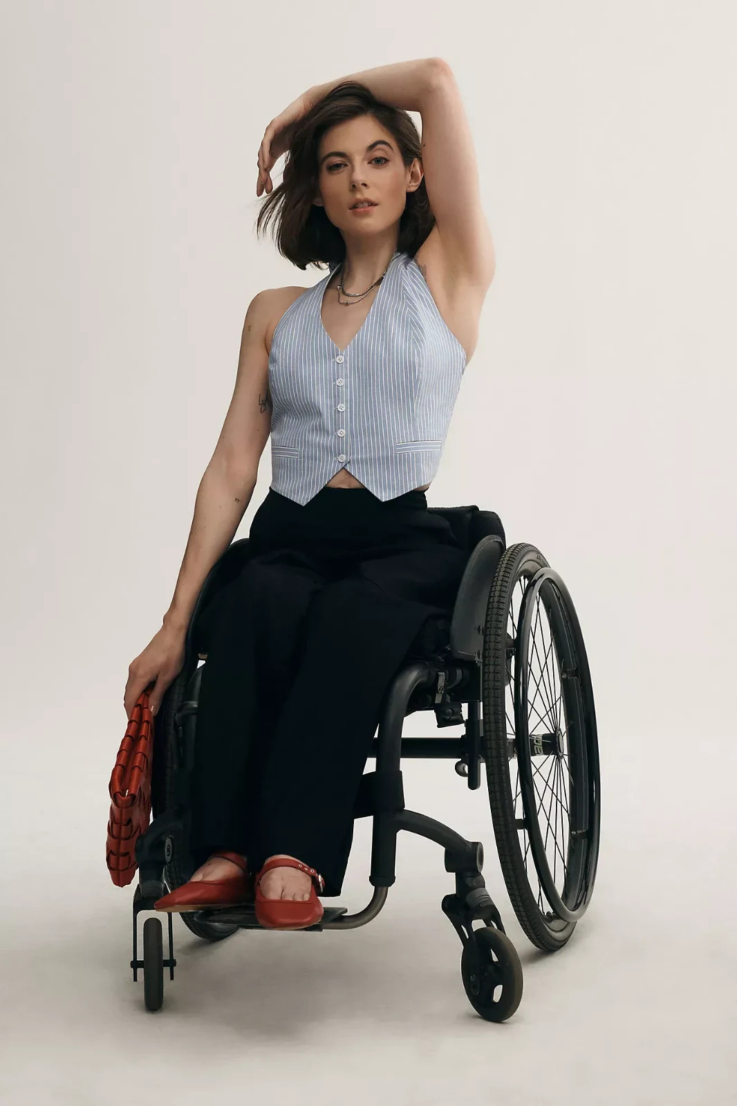 Anthropologie Colette Magic Fabric Crop Wide-Leg Pants by Maeve
