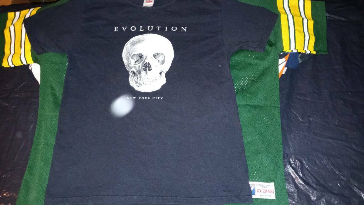 Natural History Store Evolution New York Skull Vintage Medium M T-Shirt