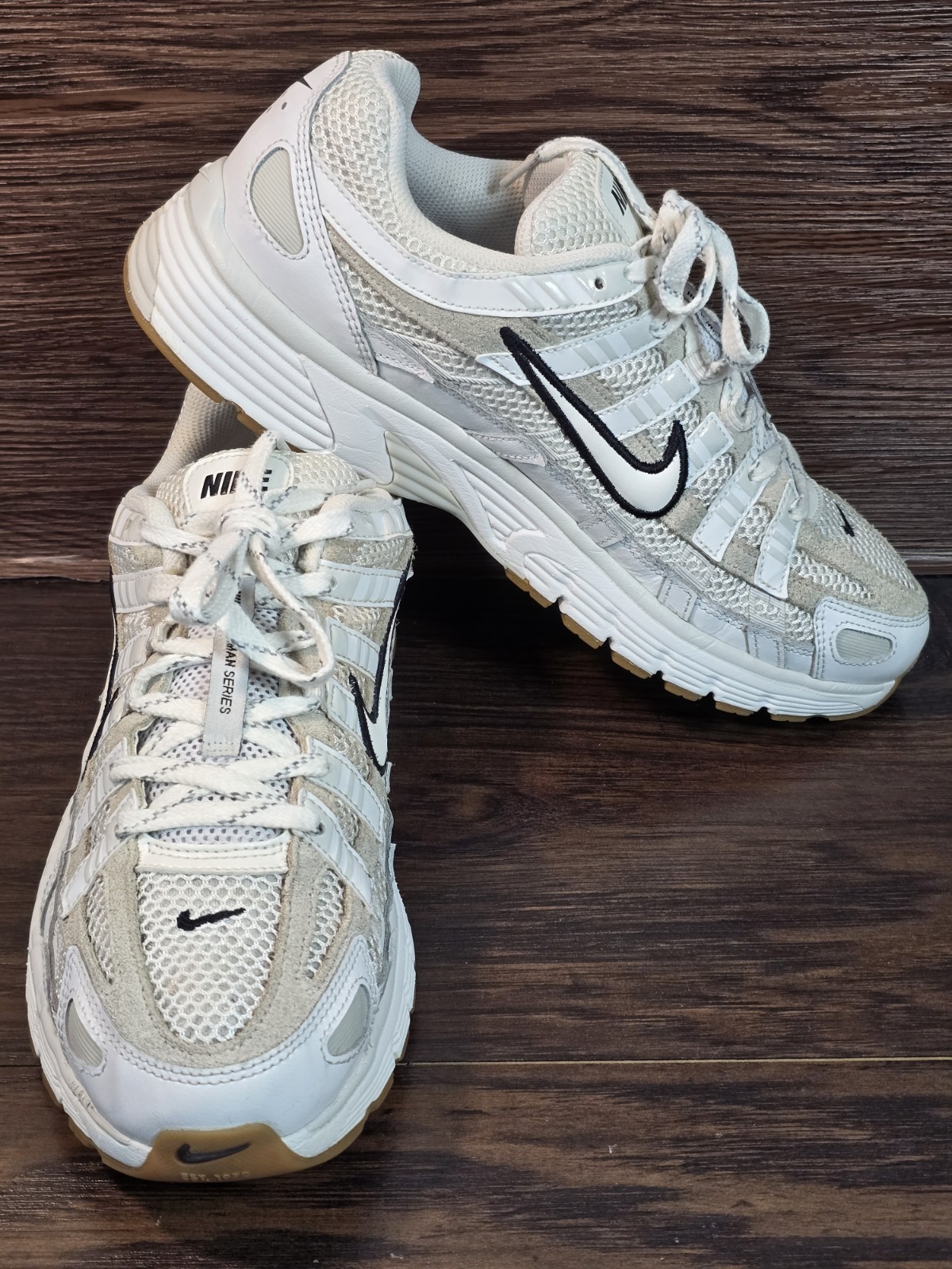 Nike P-6000 Summit Sneakers Mens 11 White Low Atheltic Running Shoes HF4898-121