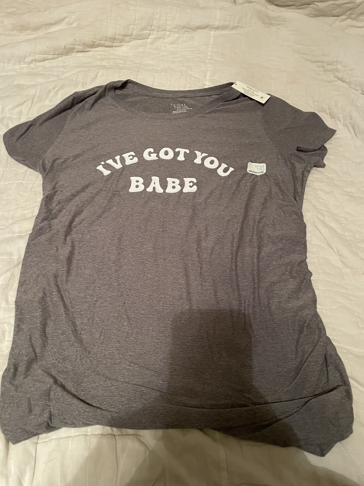 Time and Tru Women’s Short Sleeve Maternity Tee Size XL 16-18