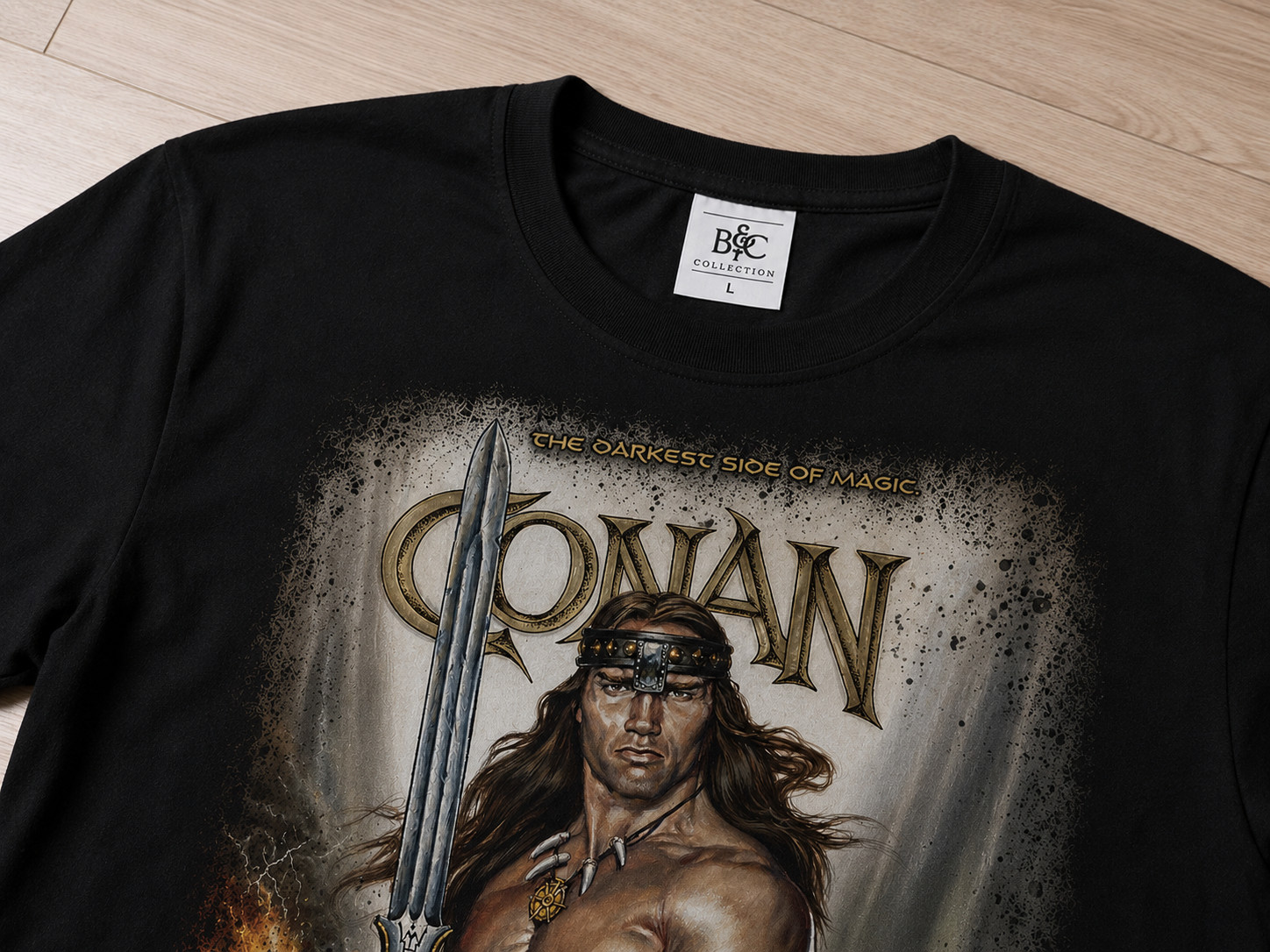 Conan 80s Retro Vintage- B&C T-Shirt Unisex Size L