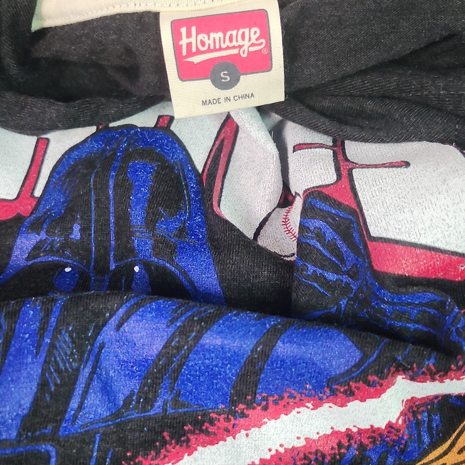 Homage Atlanta Braves Darth Vader Star Wars MLB Black Pullover Hoodie Men’s S