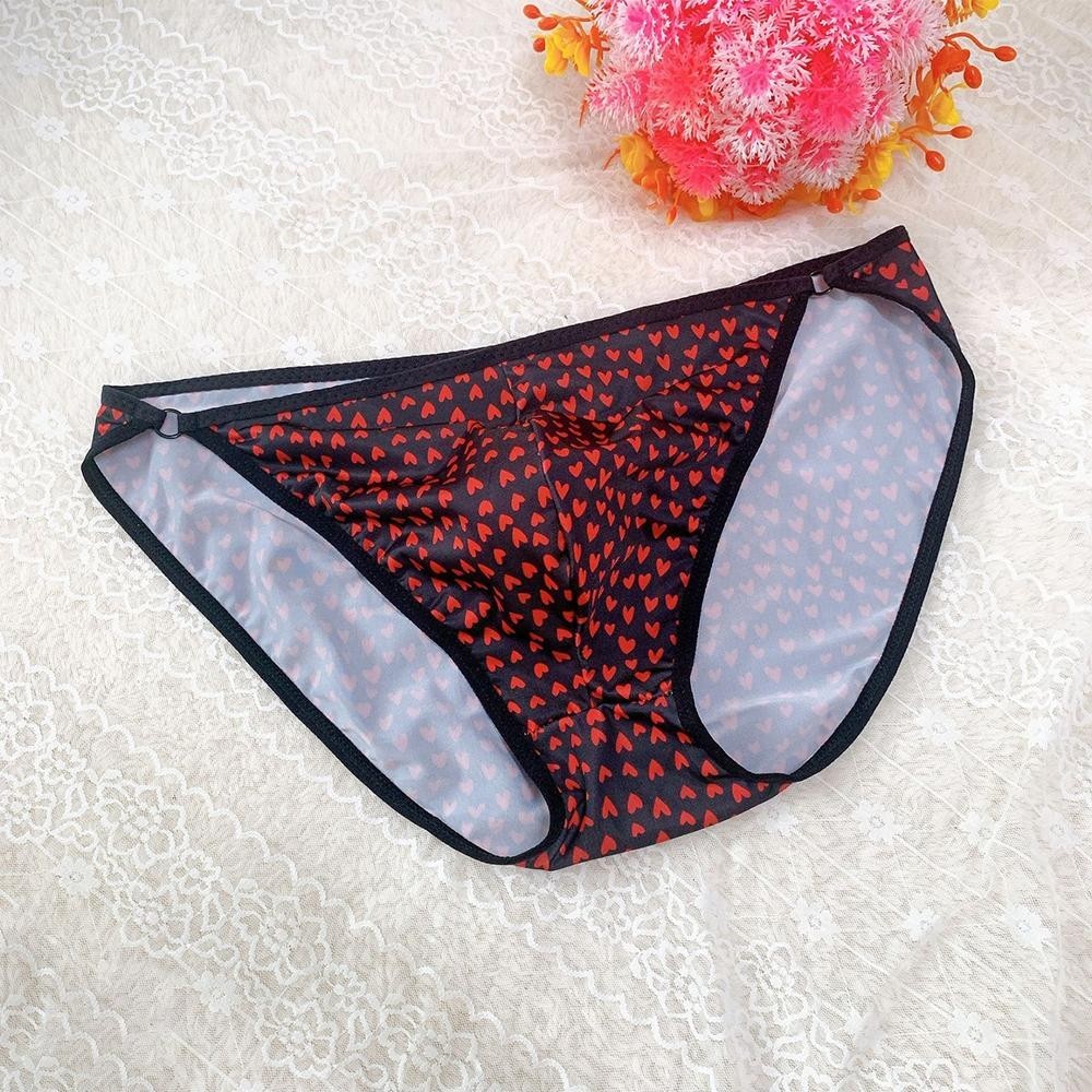 1*Underpant Briefs All Seasons Breathable Ice Silk Material M~2XL Size